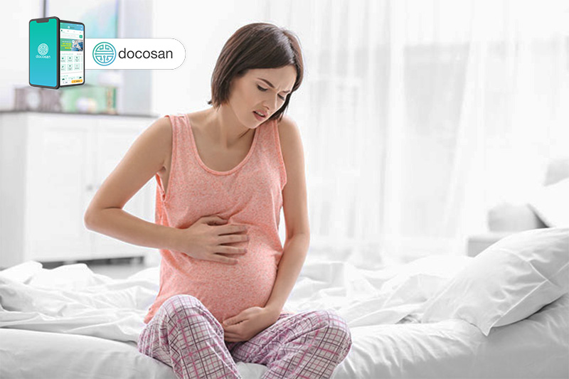 đau bụng dưới khi mang thai