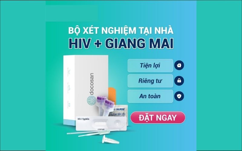 Test nhanh HIV tại nhà đảm bảo sự riêng tư, kín đáo
