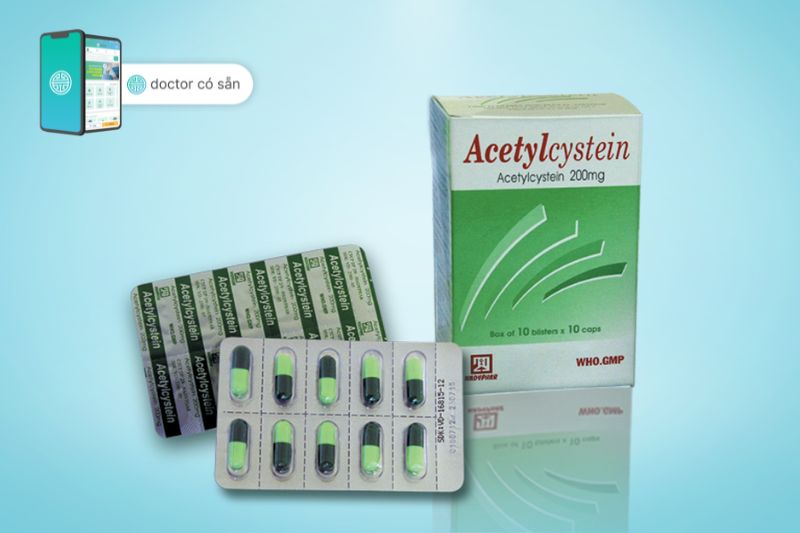 Thuốc tiêu đờm Acetylcystein