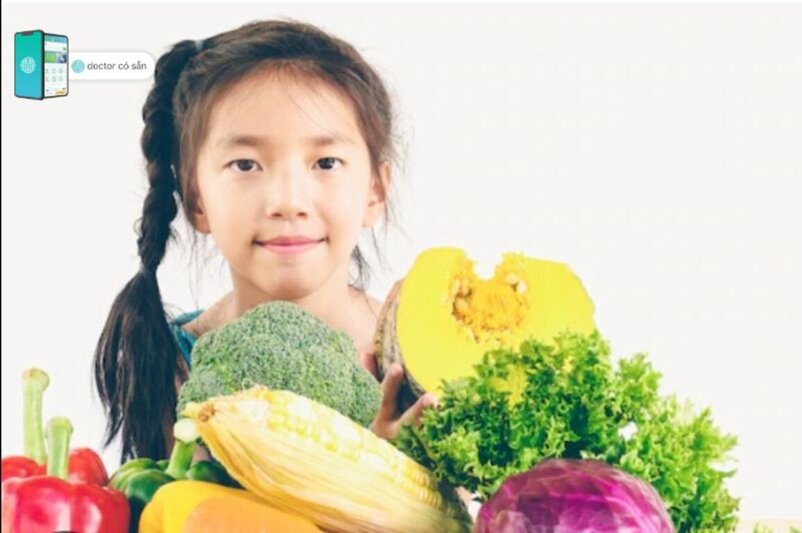 Ăn nhiều rau củ quả giúp phòng ngừa béo phì cho trẻ.