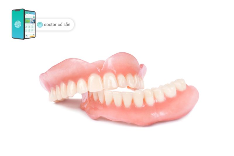 Hàm giả tháo lắp toàn phần được thiết kế để thay thế tất cả các răng ở hàm trên hoặc dưới