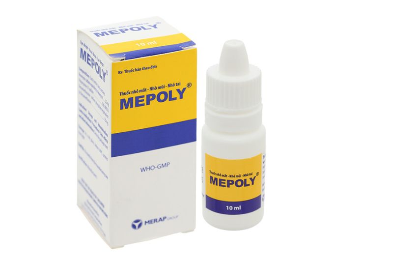Thuốc nhỏ viêm tai ngoài Mepoly