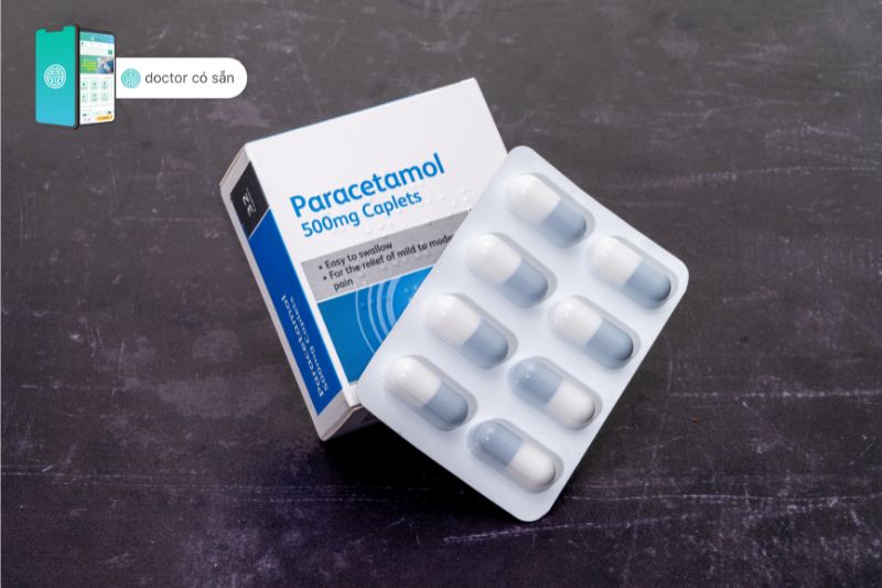 Thuốc paracetamol giúp giảm đau cho trẻ bị bỏng