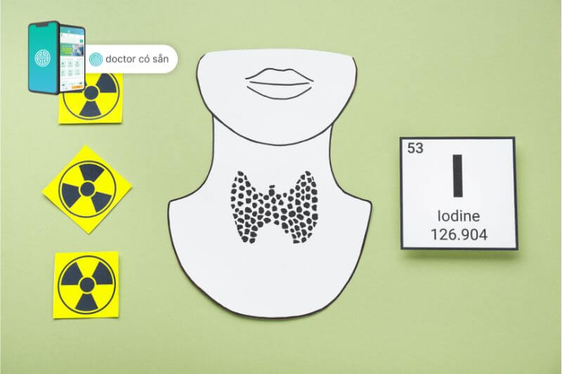 Iod phóng xạ có thể dùng trong điều trị nhiễm độc giáp