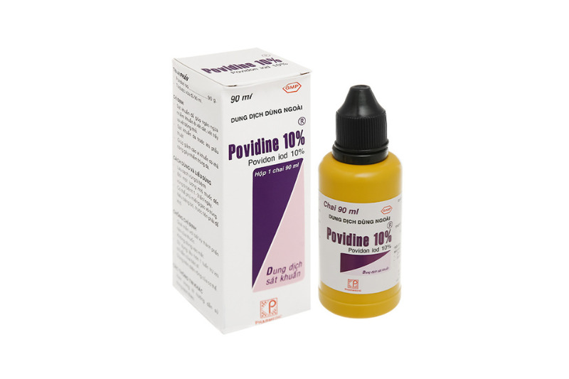 Dung dịch povidine được sử dụng phổ biến trong y tế để sát trùng các vết thương