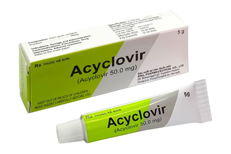 Thuốc bôi Acyclovir dạng kem