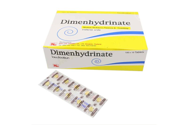 Thuốc say xe Thái Lan Dimenhydrinate