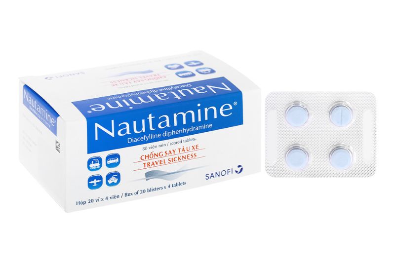 Thuốc say xe cho trẻ em Nautamine