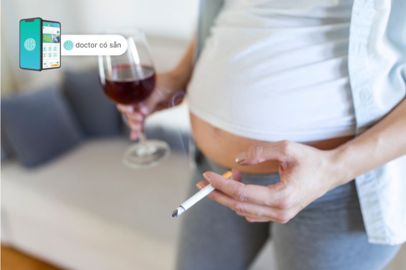 Hãy tránh xa các yếu tố nguy cơ gây sảy thai như rượu bia, thuốc lá