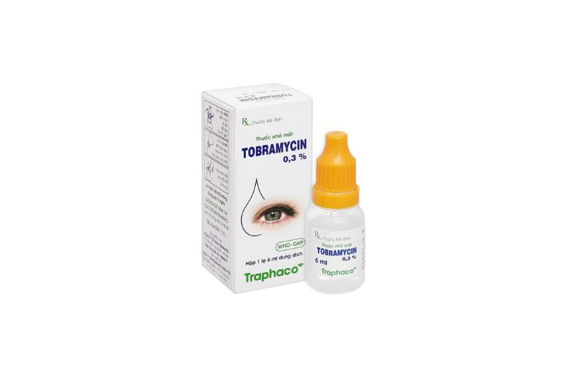 Tobramycin là loại kháng sinh thường được sử dụng trong điều trị bệnh đau mắt đỏ