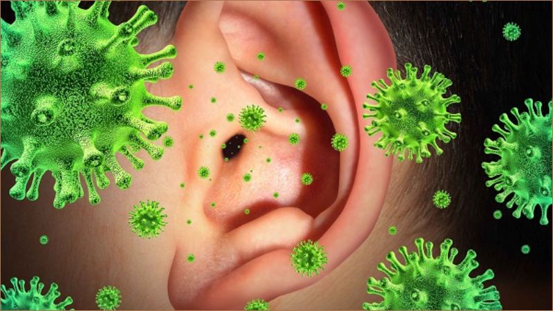 Viêm tai giữa có thể lây gián tiếp qua đường mũi họng