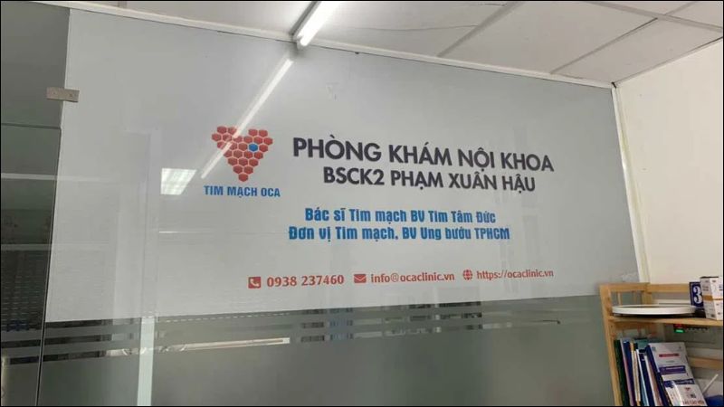 Phòng khám Tim mạch OCA được BS Xuân Hậu, chuyên gia về tim mạch và ung thư, điều hành