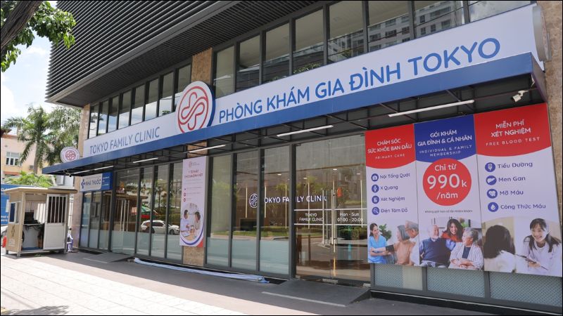 Phòng khám Gia đình Tokyo chuyên cung cấp các dịch vụ chăm sóc sức khỏe theo tiêu chuẩn Nhật