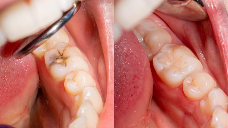 Miếng trám, đặc biệt là miếng trám sâu, có thể gần dây thần kinh, gây cảm giác khó chịu tạm thời. Dây thần kinh cần thời gian để lành lại