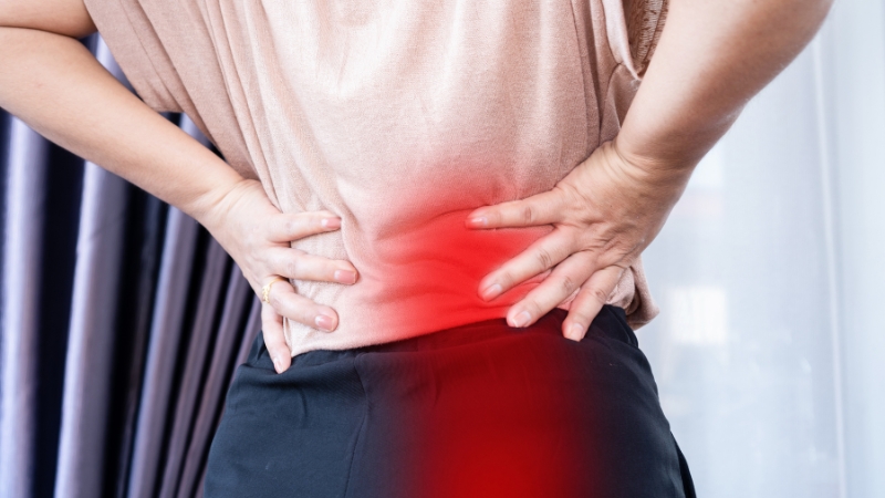 Sciatica occurs because the compression or irritation of the sciatic nerve