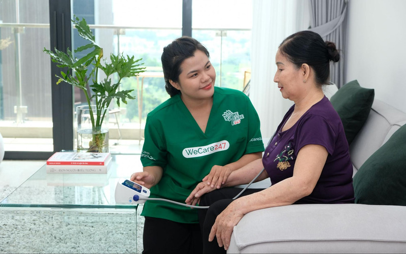 WeCare247 là một trong những đơn vị cung cấp dịch vụ chăm sóc sức khoẻ người cao tuổi tại nhà uy tín