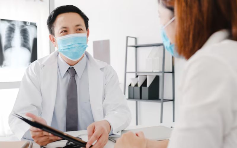 The standard procedure for a pre-employment medical checkup in HCMC involves four steps