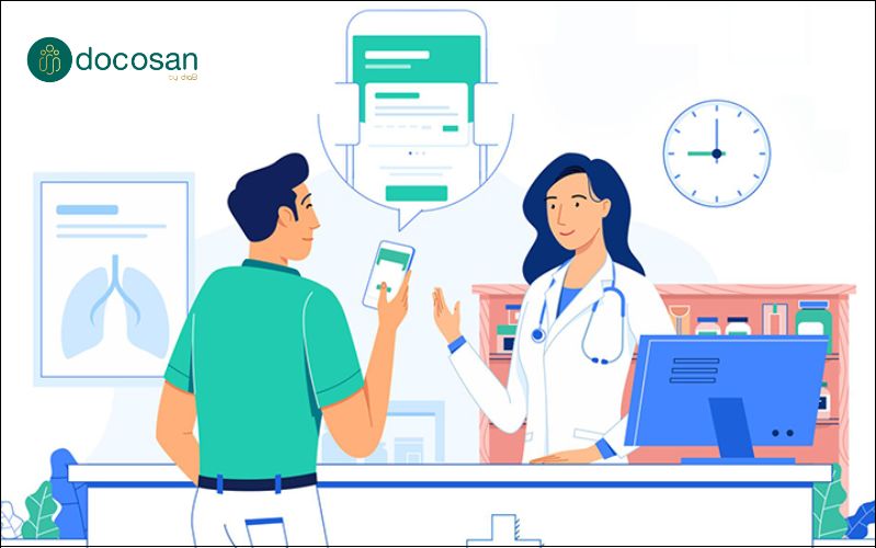 Để chủ động về thời gian và giảm thiểu việc phải chờ đợi, đặt lịch hẹn trực tuyến qua Docosan là giải pháp hiệu quả