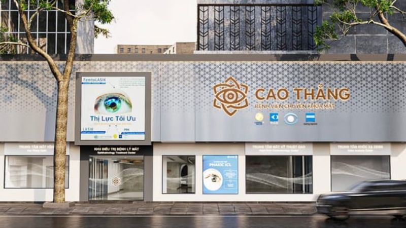 Bệnh viện Mắt Cao Thắng là một trong những địa chỉ tin cậy để điều trị mắt lác, được chứng nhận chất lượng bởi Tổ chức quốc tế DNV (Na Uy)