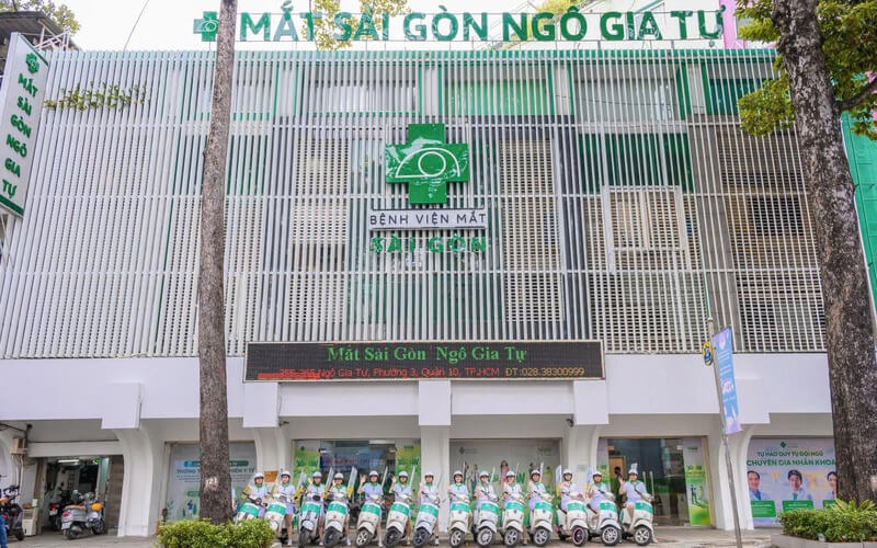 Bệnh viện Mắt Sài Gòn – Ngô Gia Tự Đây là một trong những địa chỉ quen thuộc và lâu đời của hệ thống Mắt Sài Gòn