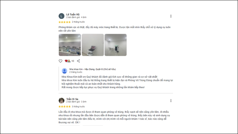 Phòng khám nha khoa Kim quận 6 nổi bật với không gian sạch sẽ, hiện đại, bác sĩ chuyên nghiệp, nhiệt tình