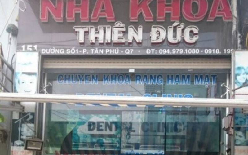 Nha khoa Thiên Đức cung cấp nhiều dịch vụ hữu ích