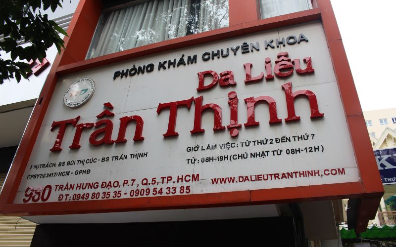 Phòng khám Da Liễu Trần Thịnh với nhiều ưu điểm trong điều tị bệnh da liễu