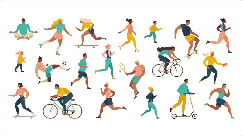 Kết hợp đa dạng các hình thức vận động giúp bạn sớm đạt được mục tiêu giảm cân