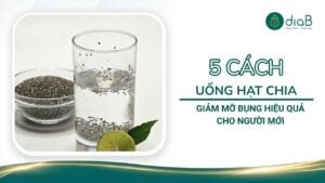 5 Cách uống hạt chia giảm mỡ bụng hiệu quả cho người mới