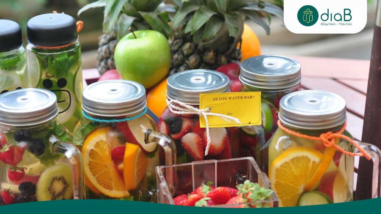 Nước detox giúp bạn duy trì thói quen uống nước hiệu quả (Nguồn: Internet)