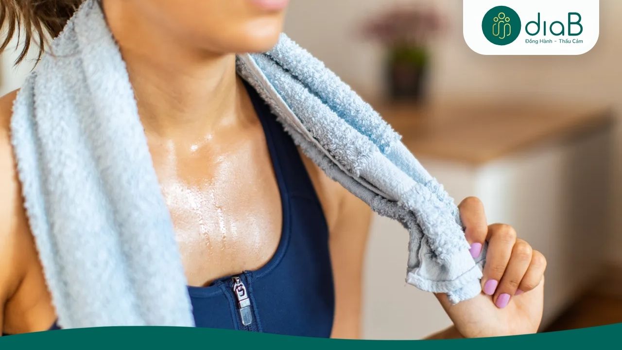 Việc vận động đến mức đổ mồ hôi giúp giảm căng thẳng