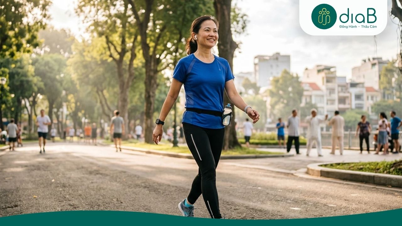 Đi bộ giúp cải thiện hệ tiêu hoá
