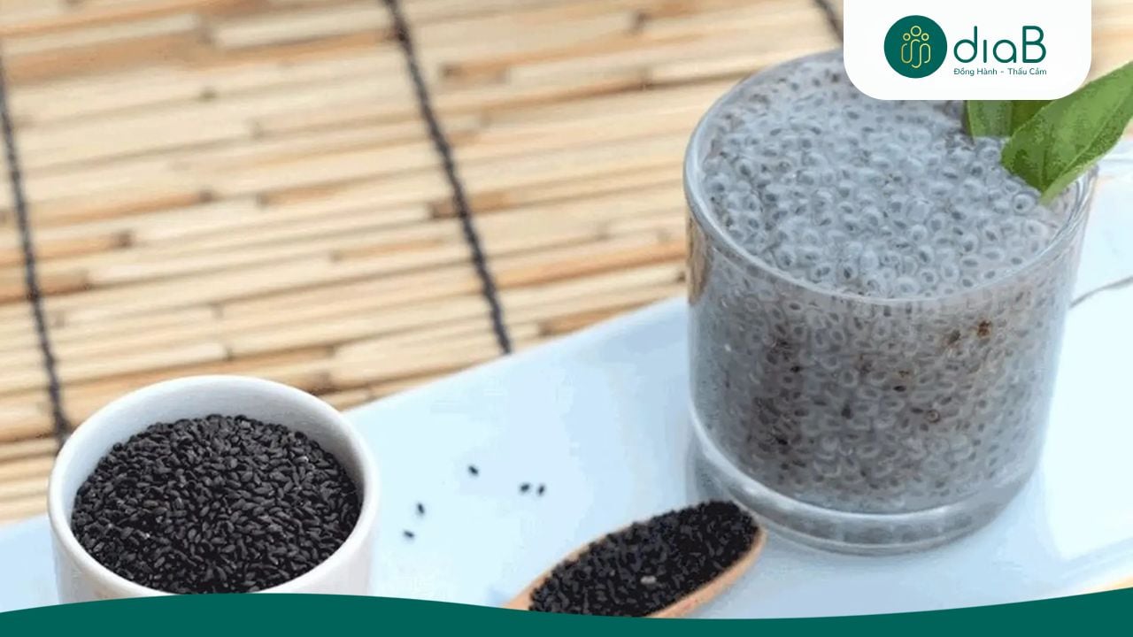 Lớp gel quanh hạt é tạo cảm giác no lâu (Nguồn: Internet)